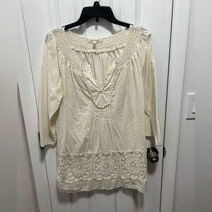 Boho Cream Woman’s Top